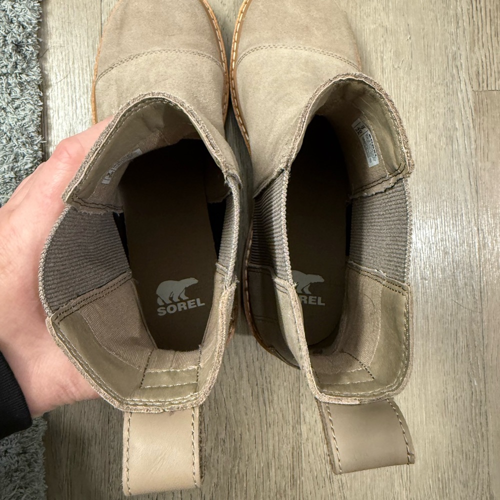 Sorel Women's Taupe Heeled Boots - Picture 5 of 7